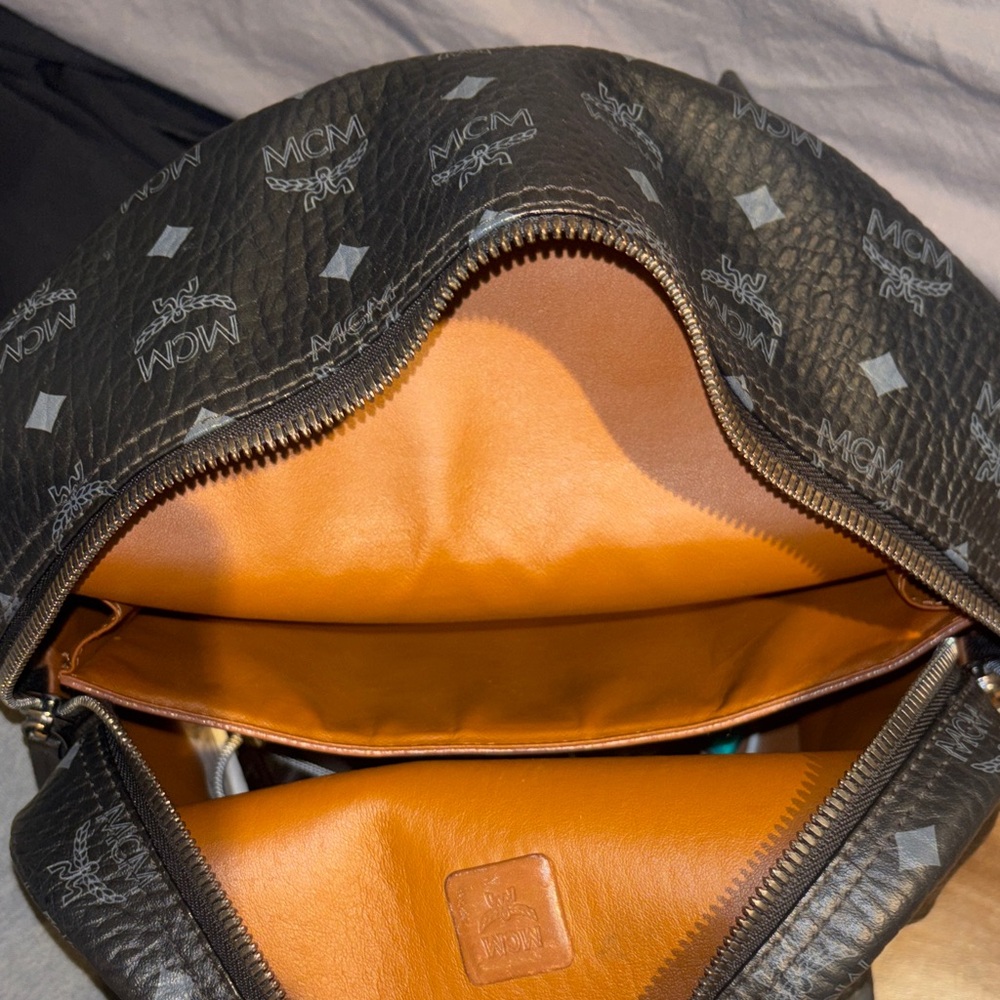 MCM Monogram Black Backpack - Picture 6 of 6